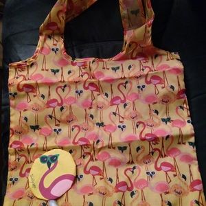 New in bag Thirty One Pink Flamingo print Foldaway